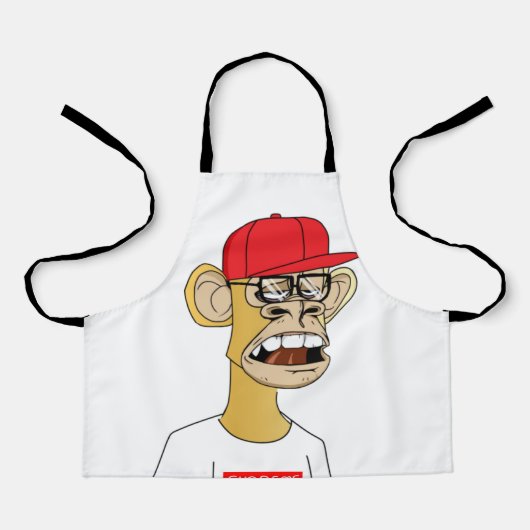 Tablier singe ennuyeux (Recto)