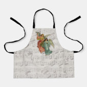 Tablier Singing Angels - Musique victorienne Partition rel (Recto)