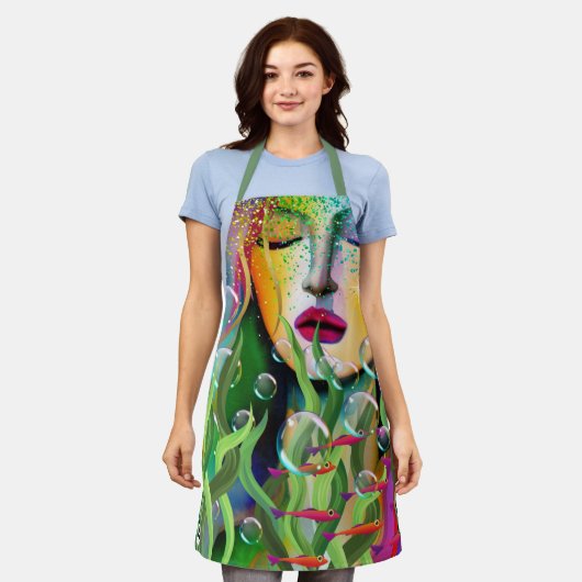 Tablier Sirène magique (Porté)