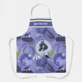 Tablier Sirènes de Whimsical Purple Abstrait (Recto)