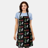 Tablier Six Seven Meme Funny Mean Guy Christmas Viral 6 7 (Porté)