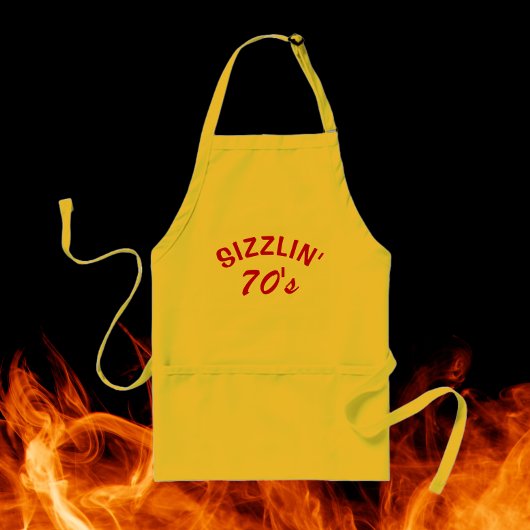 Tablier Sizzlin' Seventies Anniversaire