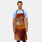 Tablier Sizzling Bacon Apron, Funny Bacon Lovers Humor  (Porté)