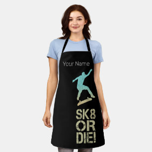 Tablier Sk8 Ou Mourez ! Olli Skater Vintage Pour Skate
