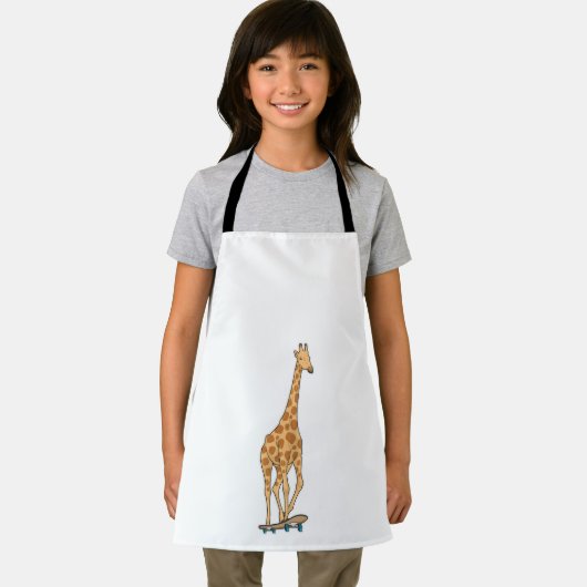 Tablier Skateboard girafe (Insitu)