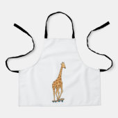 Tablier Skateboard girafe (Recto)