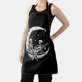 Tablier Skeleton Couple Moon Guitare (Insitu)