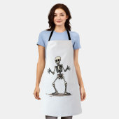 Tablier Skeleton Doing Dab - Drôle Halloween Dance Shi (Porté)