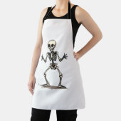 Tablier Skeleton Doing Dab - Drôle Halloween Dance Shi (Insitu)