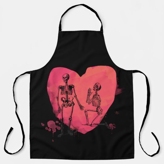 Tablier Skeleton Love (Recto)