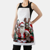 Tablier Skeleton Santa Christmas Group Photo – Festive 3D (Insitu)