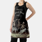 Tablier Skeletons de danse de la mort noire Halloween (Insitu)