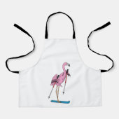 Tablier Ski de Flamant rose (Recto)