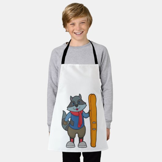 Tablier Ski Racoon (Porté)