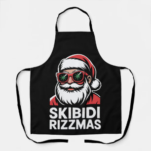 Tablier Skibidi Rizzmas Père Noël Noël Rizz Xmas Vacances