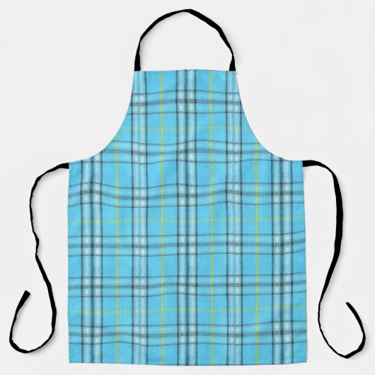 Tablier Sky Blue Plaid (Recto)