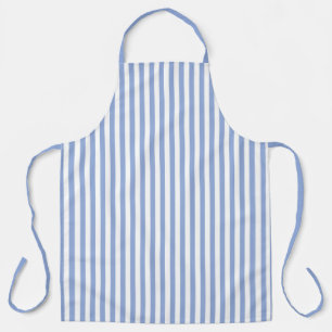 Tablier Sky Blue Stripe Pattern Apron