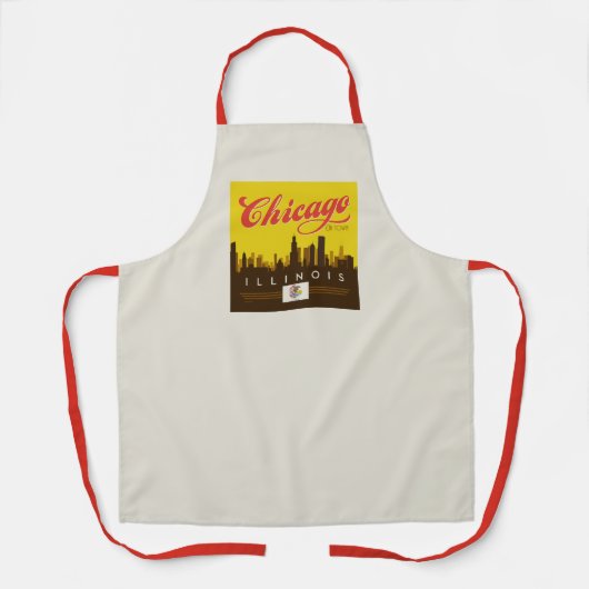 Tablier Skyline de l'Illinois (Recto)