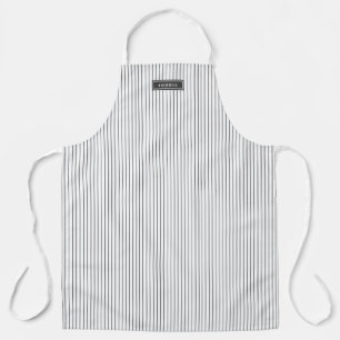 Tablier Slate Grey Railroad Stripe Bistro Foody