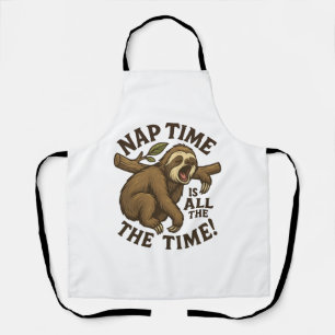 Tablier Sleepy Sloth Funny