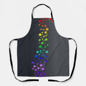 Tablier SlipperyJoe amour bulles rouge orange jaune vert c (Recto)