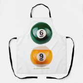 Tablier SlipperyJoe's 69 table de billard dur deux billiar (Recto)