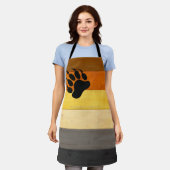 Tablier SlipperyJoe's Bear Pride drapeau de la texture du  (Porté)