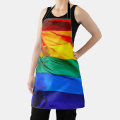 Tablier SlipperyJoe's drapeau gay pride agitant des couleu (Insitu)