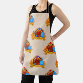 Tablier SlipperyJoe's fun cartoon-style Thanksgiving desig (Insitu)