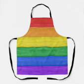 Tablier SlipperyJoe's orgueil drapeau en bois horizontal a (Recto)