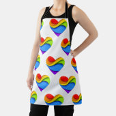 Tablier SlipperyJoe's orgueillement coeur courbes forme 3D (Insitu)