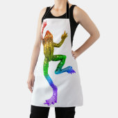 Tablier SlipperyJoe's Pride Frog figurine Colore vif (Insitu)