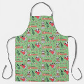 Tablier Slo Ho Ho Joyeux Slothmas Noël Chef Drôle (Recto)