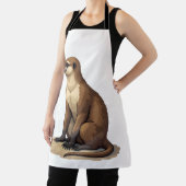 Tablier Sloth Antique Engraving Retro Graphic (2) (Insitu)