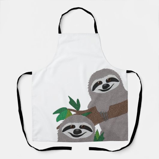 Tablier Sloth Apron (Recto)