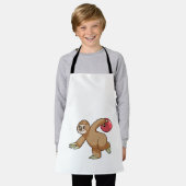 Tablier Sloth at Bowling avec Bowling ball (Porté)