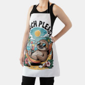 Tablier Sloth avec glace Crème Plage d'été S'il vous plaît (Insitu)