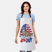 Tablier Sloth Chill 4th out Patriotic USA (Porté)