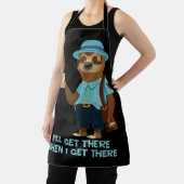 Tablier Sloth Mailman Funny Et Rude Mailman Postal Worker (Insitu)