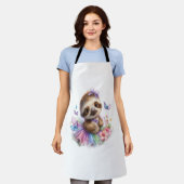 Tablier Sloth Shirt Safari Rainbow Summer (Porté)