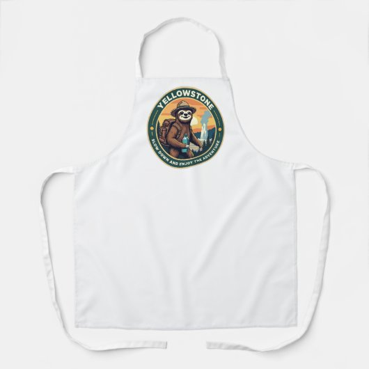 Tablier Sloth Slow Down (Recto)