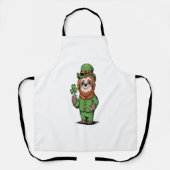 Tablier Sloth St Patrick's Day Irish Lucky (Recto)