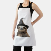 Tablier Sloth Wearing Halloween Witch Hat Classic T-Shirt (Insitu)