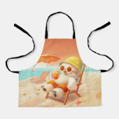 Tablier Smile Dog - Mode Plage Activé (Recto)