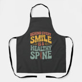 Tablier Smile Healthy Spine Chiropractor Conception de dev (Recto)