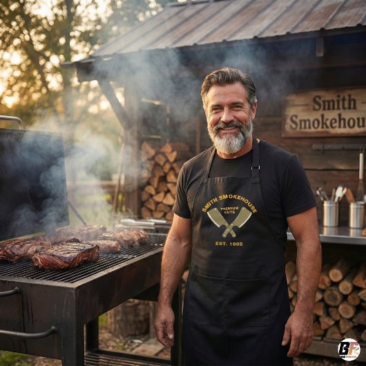 Tablier Smith Smokehouse Premium Cuts Custom BBQ Pitmaster
