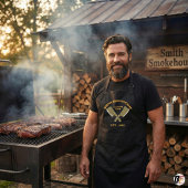 Tablier Smith Smokehouse Premium Cuts Custom BBQ Pitmaster