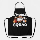 Tablier S'mores Marshmallows Funny Smores Squad Camping Ca (Recto)