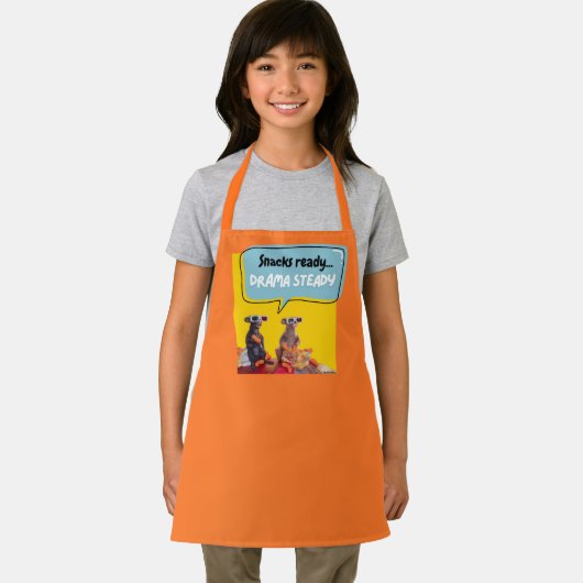 Tablier Snacks Ready, Drama Steady (Insitu)