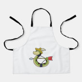 Tablier Snake as Archer with Bow & Arrow (Recto)